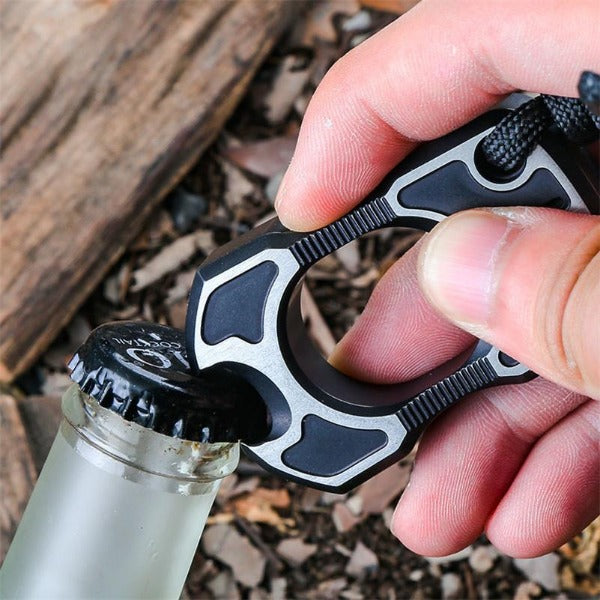 TC4 Titanium One Finger Self-Defense Knuckle Duster for Security