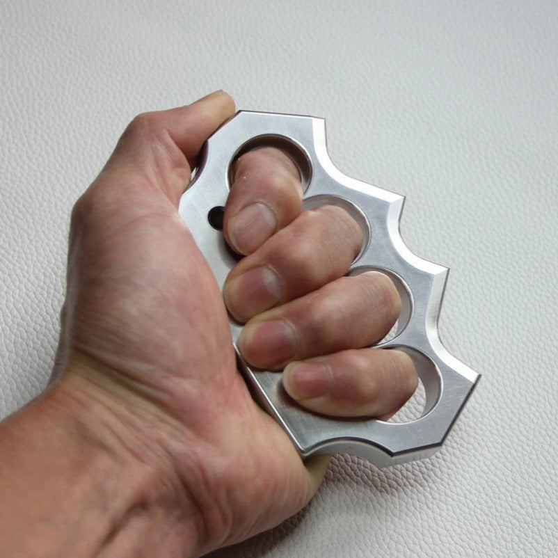 EDC Self-Defense Tool Solid Steel Knuckle Duster for Personal Protection