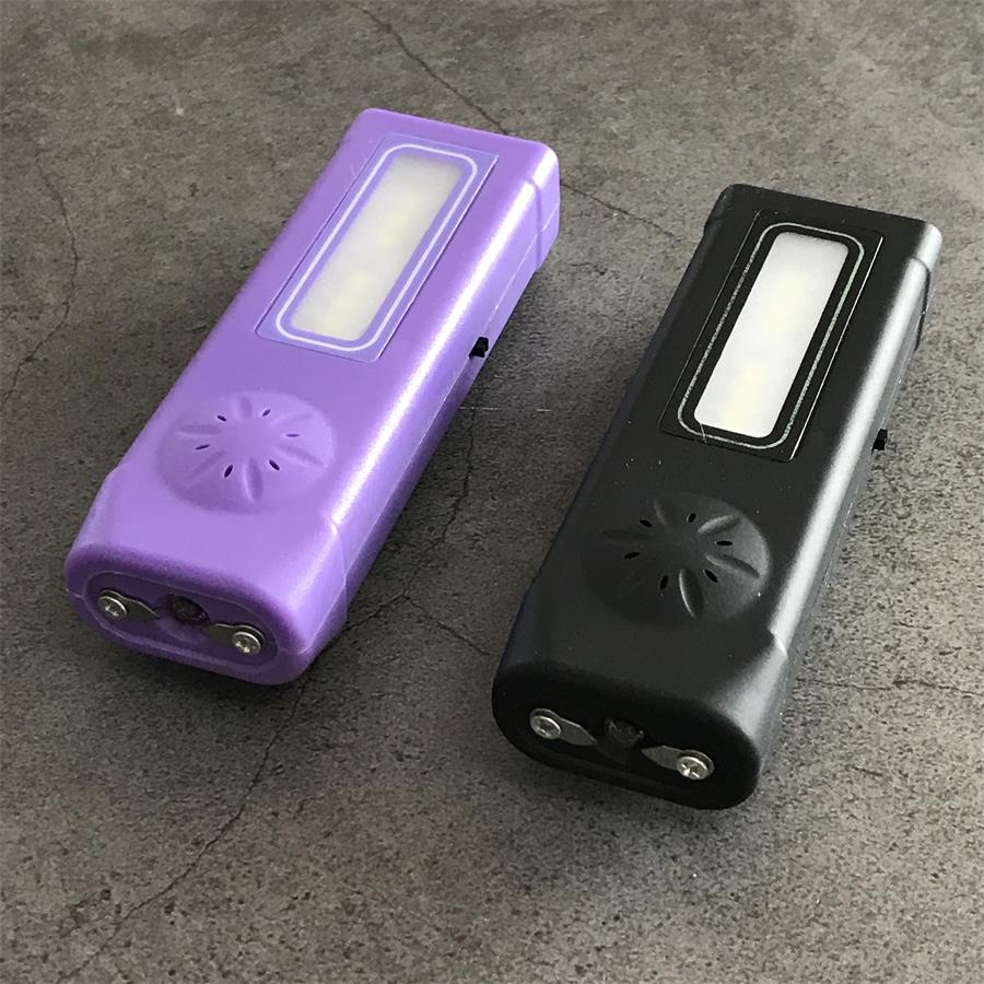 Self-defense Flashlight with Built-in Stun Gun Feature