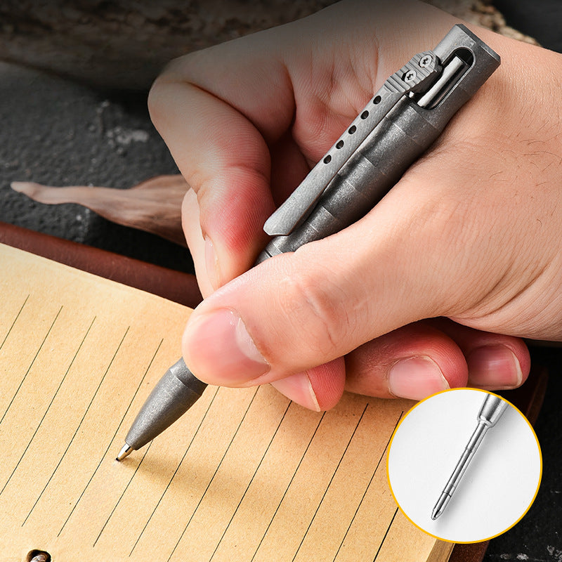 Titan Stealth Pull Tactical EDC Pen for Precision Writing