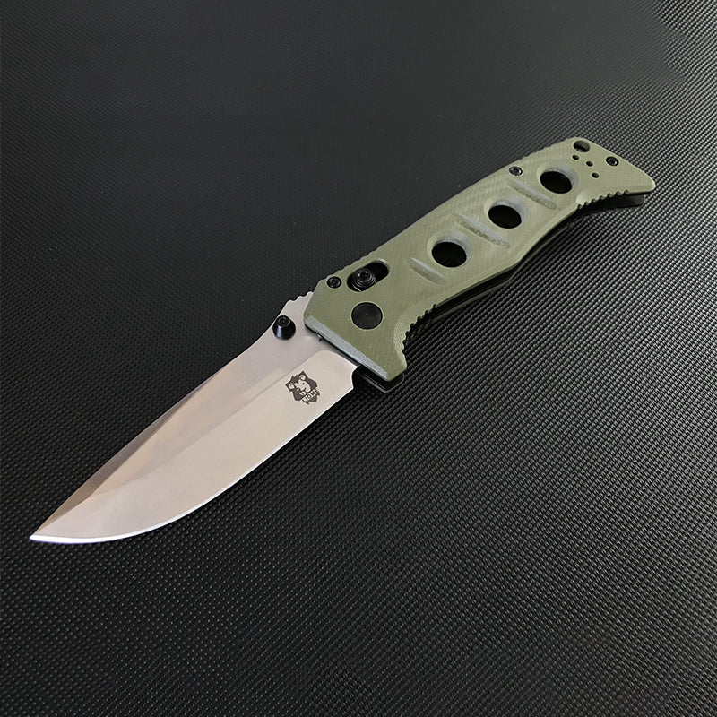 Liome G10 Grip Folding Knife for Outdoor Survival and Everyday Carry