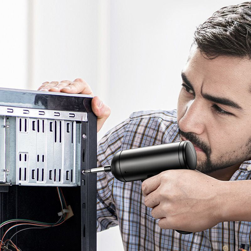 Versatile Electric Drill and Screwdriver Set