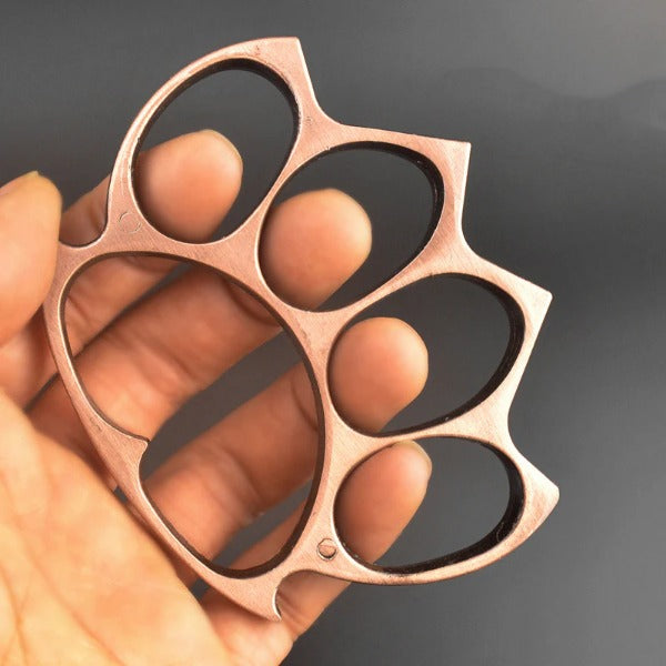 Solid Brass Assassins Knuckles Duster Self-Defense Tool