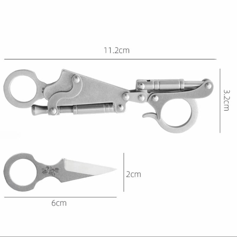 Rebounding Fun Pocket Knife Versatile Self-Defense EDC Tool