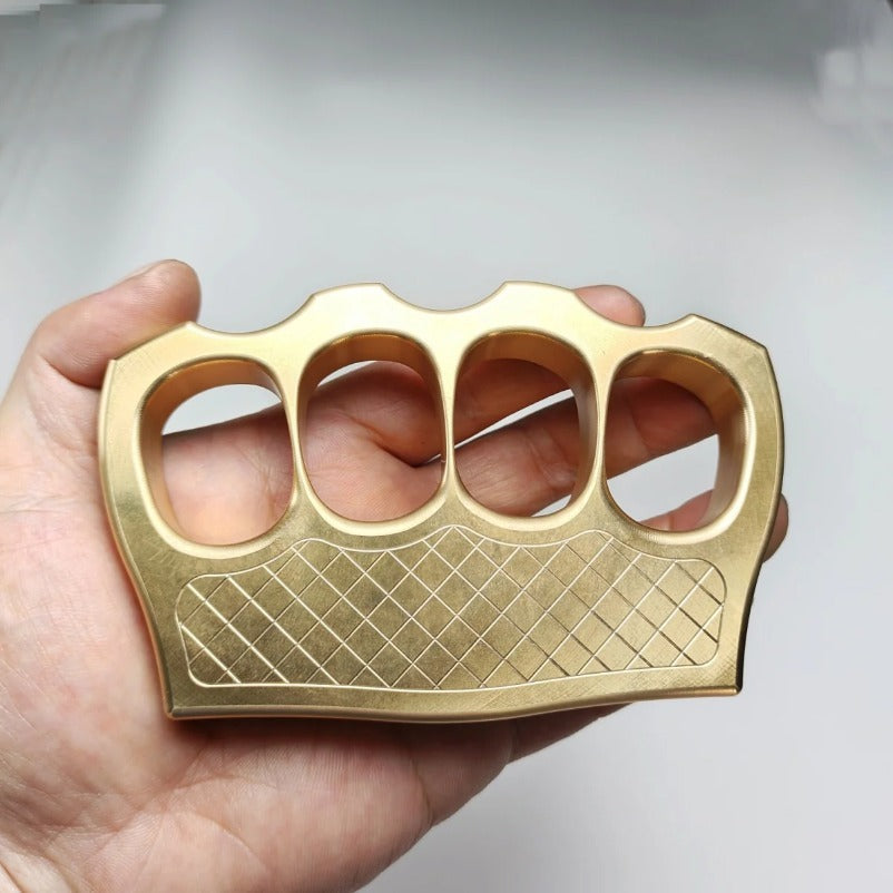 Pure Brass Knuckle Duster Self-Defense Equipment for Maximum Security
