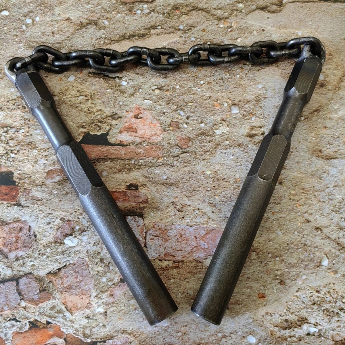Enhanced Black Spring Steel Double Baton Upgrade