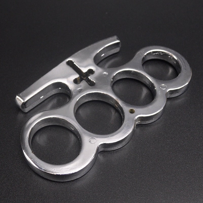 RingGuard Multiuse Brass Knuckles Duster 4 Finger Defense Tool