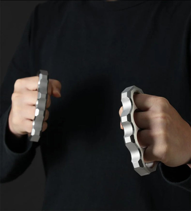 Solid Fine Steel Knuckle Duster Tactical Tool for Personal Safety
