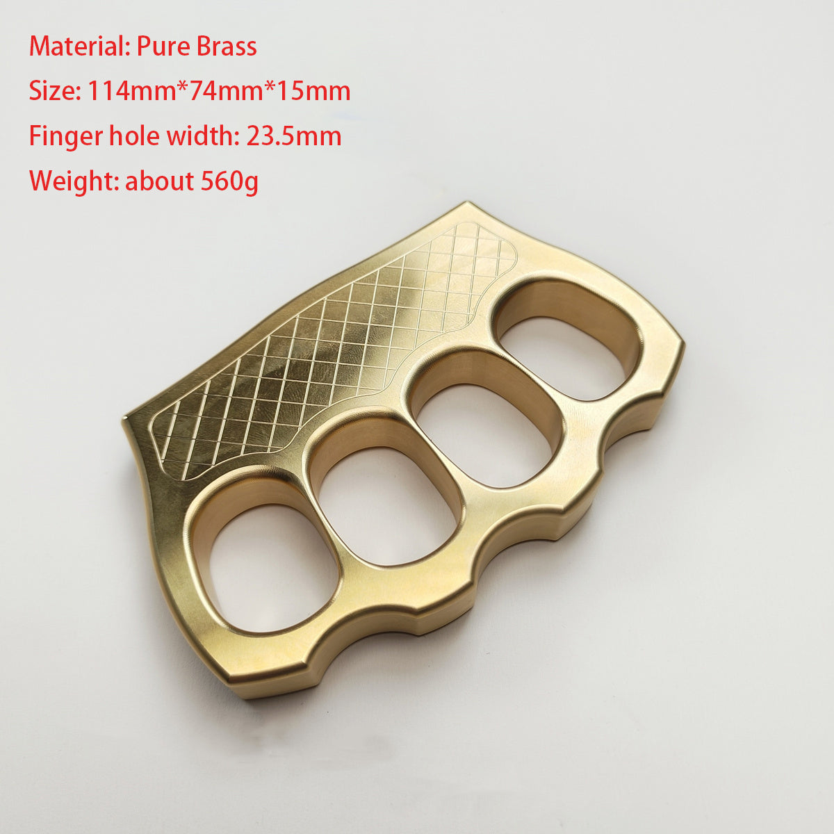 Pure Brass Knuckle Duster Self-Defense Equipment for Maximum Security