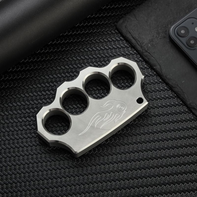 Solid Fine Steel Knuckle Duster Tactical Tool for Personal Safety
