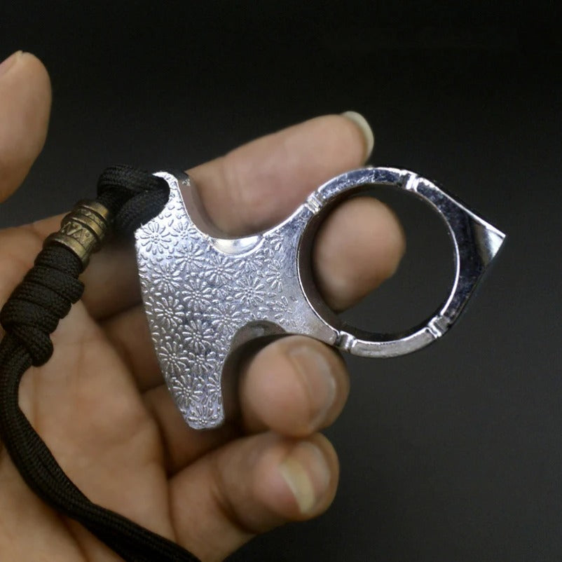 FistGuard Thickened Metal Knuckle Duster and Window Escape Tool