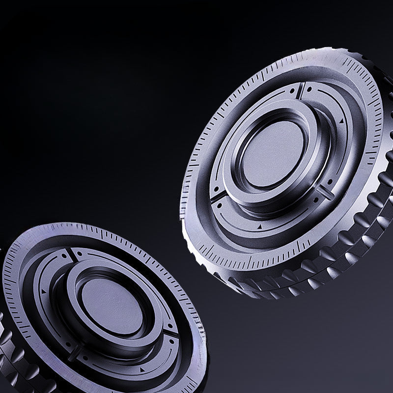 EDC Stainless Steel SpinRatchet Fidget Tool for Focus and Relaxation