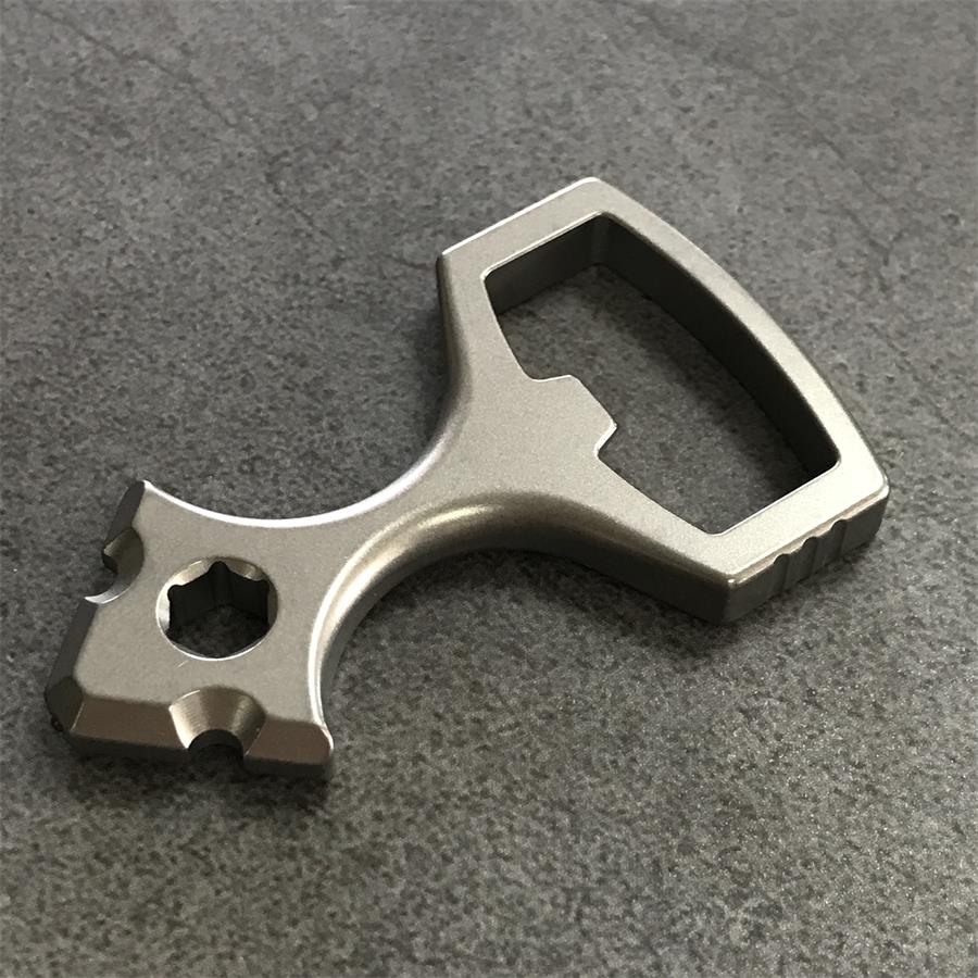 Multifunctional Crowbar Screw Broken Window Portable EDC Tool Titanium Bottle Opener