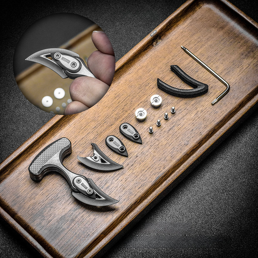 Titanium Sailor Knuckle Duster Push Poker EDC Tool