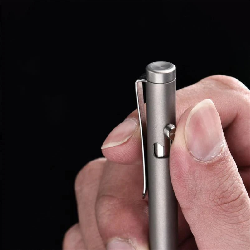 Titanium Tactical Pen with Bolt Function Multifunctional Tool for Daily Use