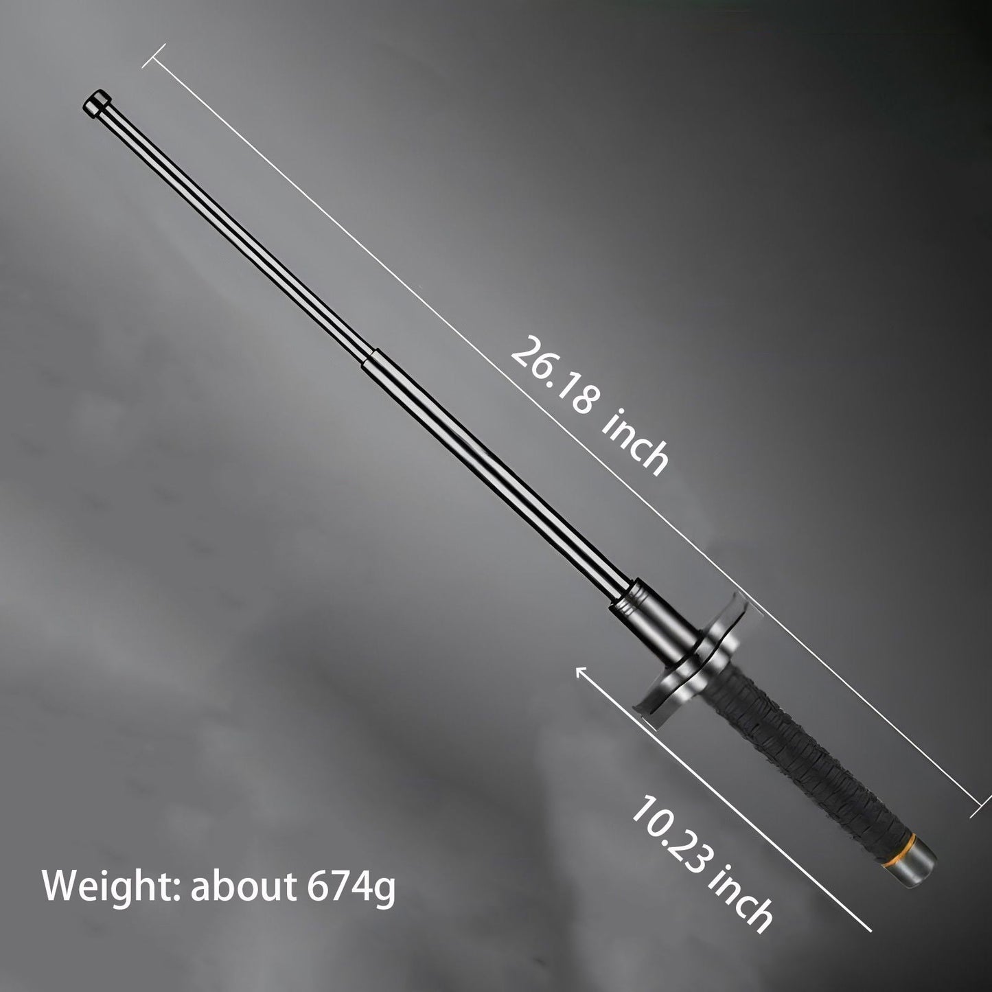 Telescoping Alloy Guard Baton for Tactical Defense