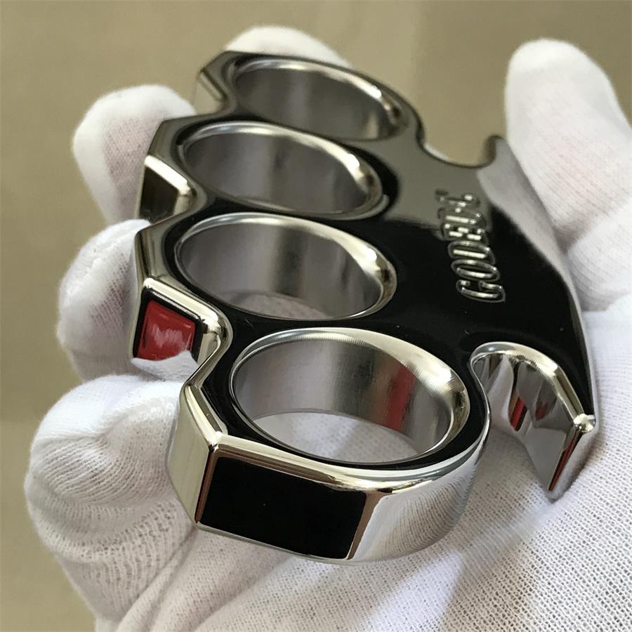 The GODEDC Mirror-Polished Steel Knuckle Duster