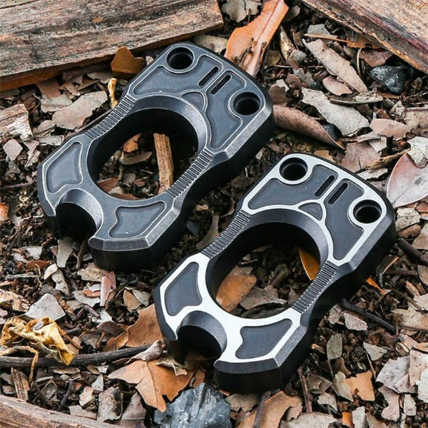 TC4 Titanium One Finger Self-Defense Knuckle Duster for Security
