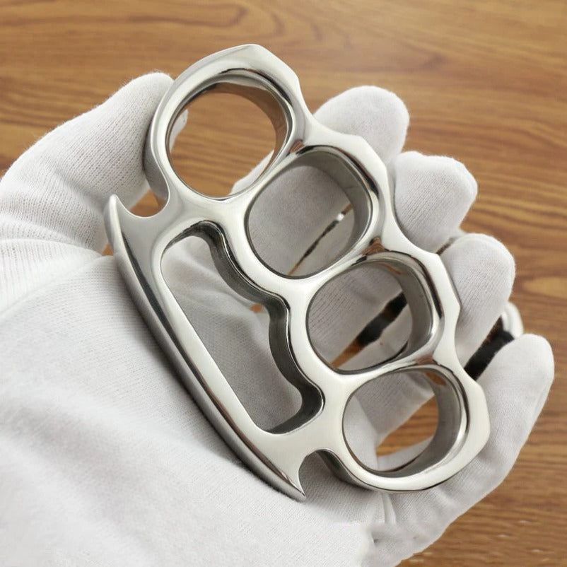 Thickened Solid Steel Knuckle Duster Tactical EDC Tool for Safety