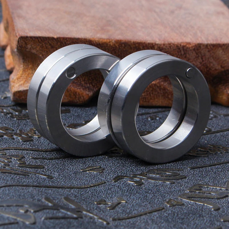 Steel Self-defense Knuckle Duster with Four Finger Design