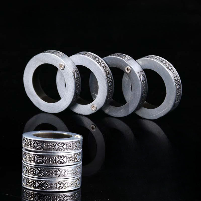 Foldable Zinc Alloy Knuckle Duster for Self Defense