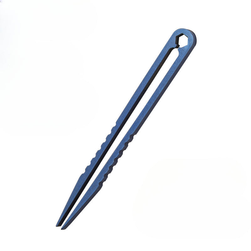 Multi-Function Static-Free TC4 Titanium Tweezers with Anti-Magnetic Properties