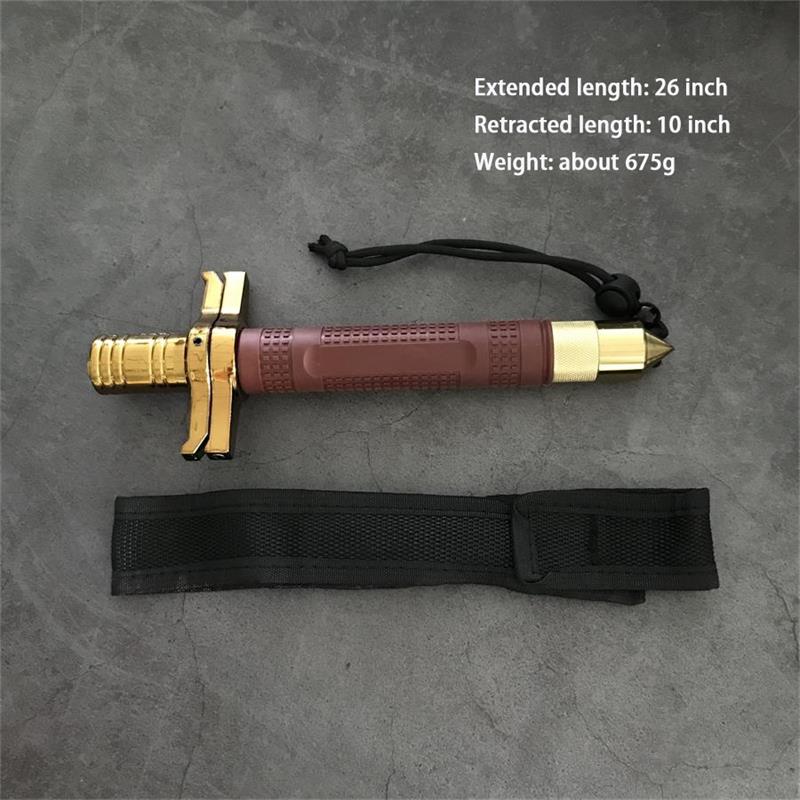 Multi-Function Alloy Steel Baton for Window Breaking and Protection