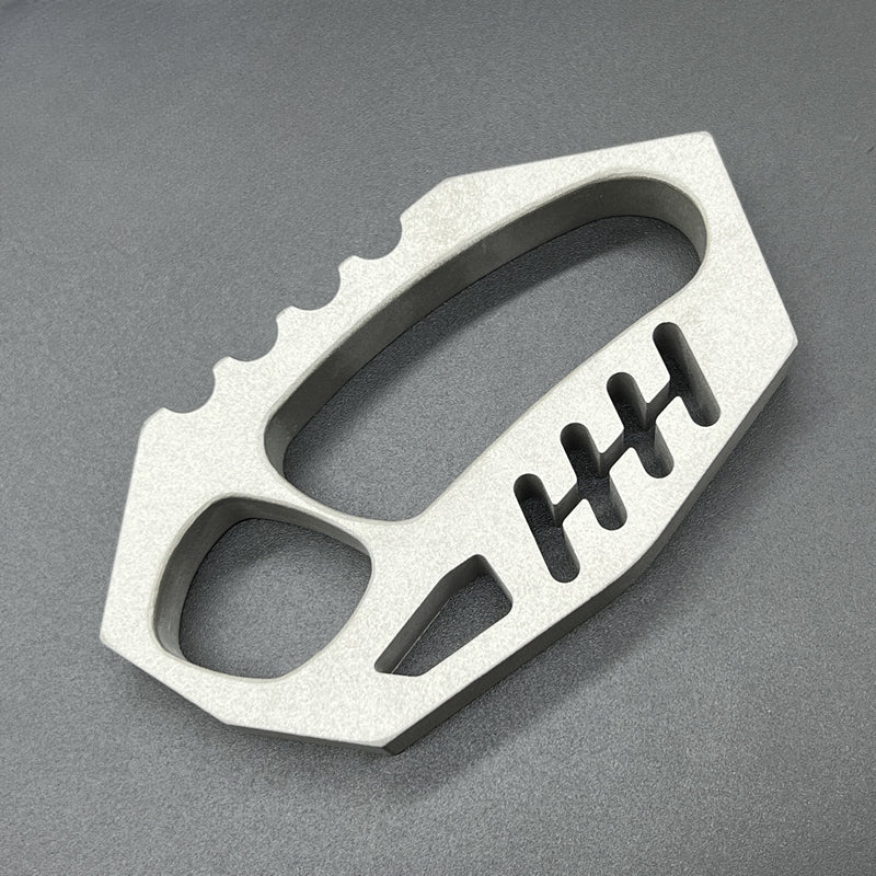 Stainless Fishbone Defense Knuckle Duster Gear