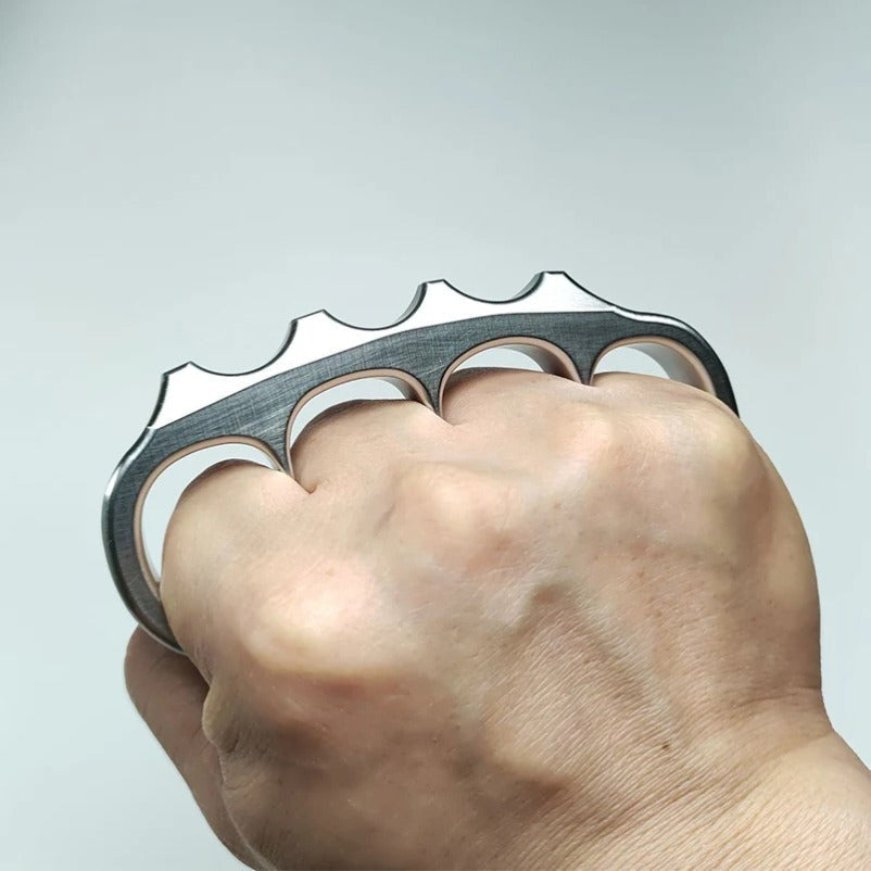 Robust 304 Steel Large Pea Knuckle Duster Personal Protection Tool