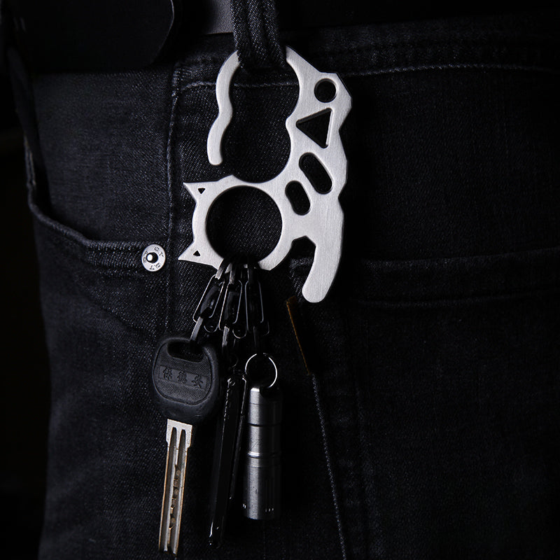 MT-03 Titanium Cat Knuckle Duster for Everyday Carry