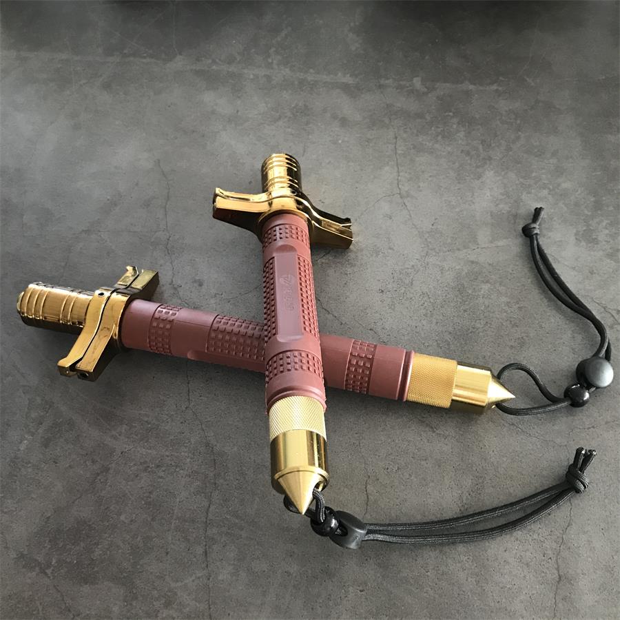 Multi-Function Alloy Steel Baton for Window Breaking and Protection