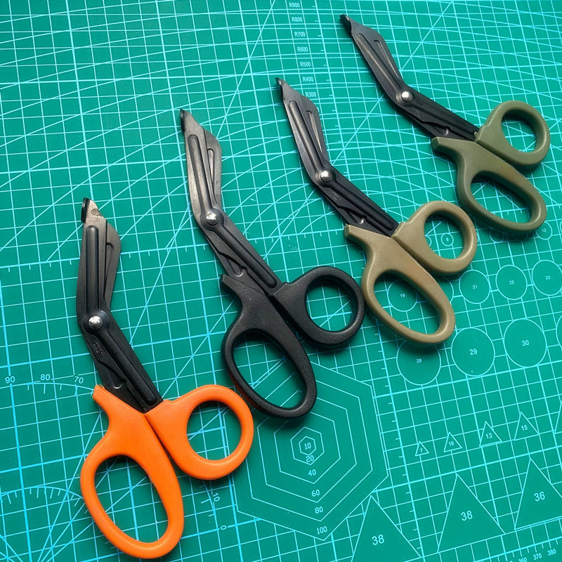Durable Stainless Steel Scissors for Outdoor Survival and First Aid