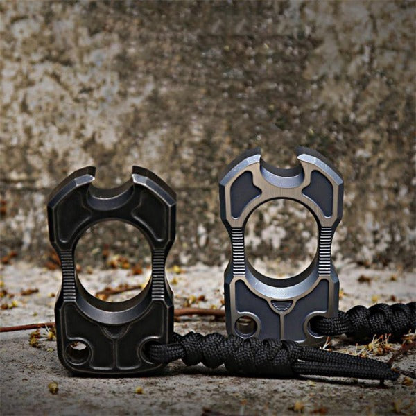 TC4 Titanium One Finger Self-Defense Knuckle Duster for Security