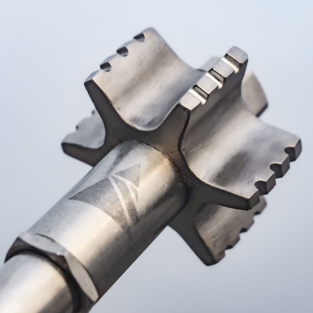 Rugged Bone Hammer Baton with Spikes for Maximum Impact