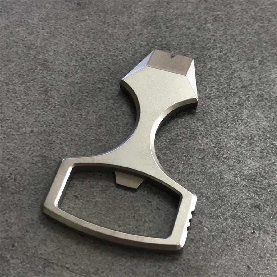 Emergency Glass Breaking Tool Portable EDC Crowbar Bottle Opener