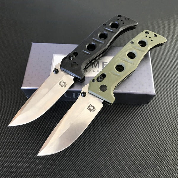 Liome G10 Grip Folding Knife for Outdoor Survival and Everyday Carry