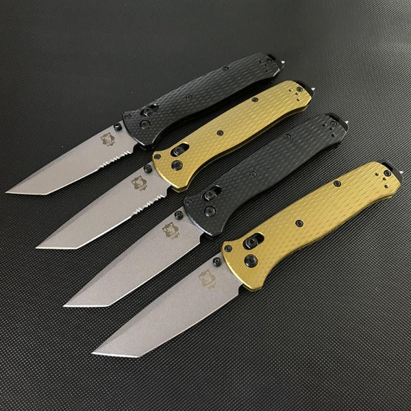 Liome Aluminum Grip Folding Tactical Knife for Camping and Survival EDC Tool