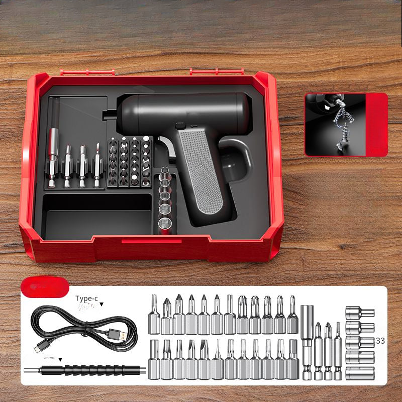 Versatile Electric Drill and Screwdriver Set