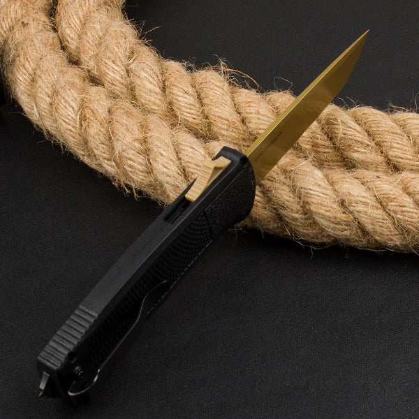 Carbon Fiber Nylon Tactical Knife for Pocket Carry Outdoor Hunting Adventures