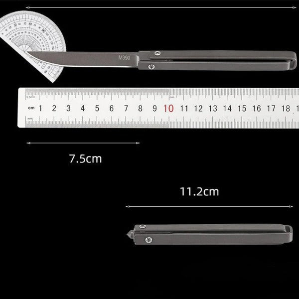 Folding Knife with Mechanically Designed Handle for Tactical Outdoor Pocket Carry