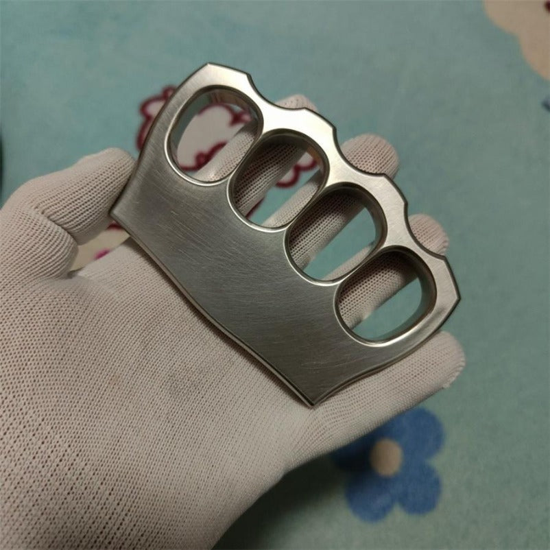 Protective Knuckle Duster Crafted from 304 Stainless Steel for EDC