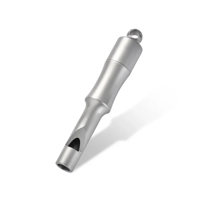 Titanium Waterproof Emergency Whistle with Storage for Multi-function Outdoor Use