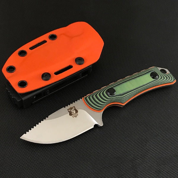Liome G10 Tactical Fixed Blade Knife for Outdoor Adventure and Fishing