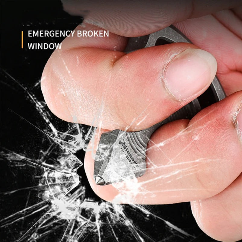 Titanium Alloy Emergency Shatter Key for Quick Window Breakage