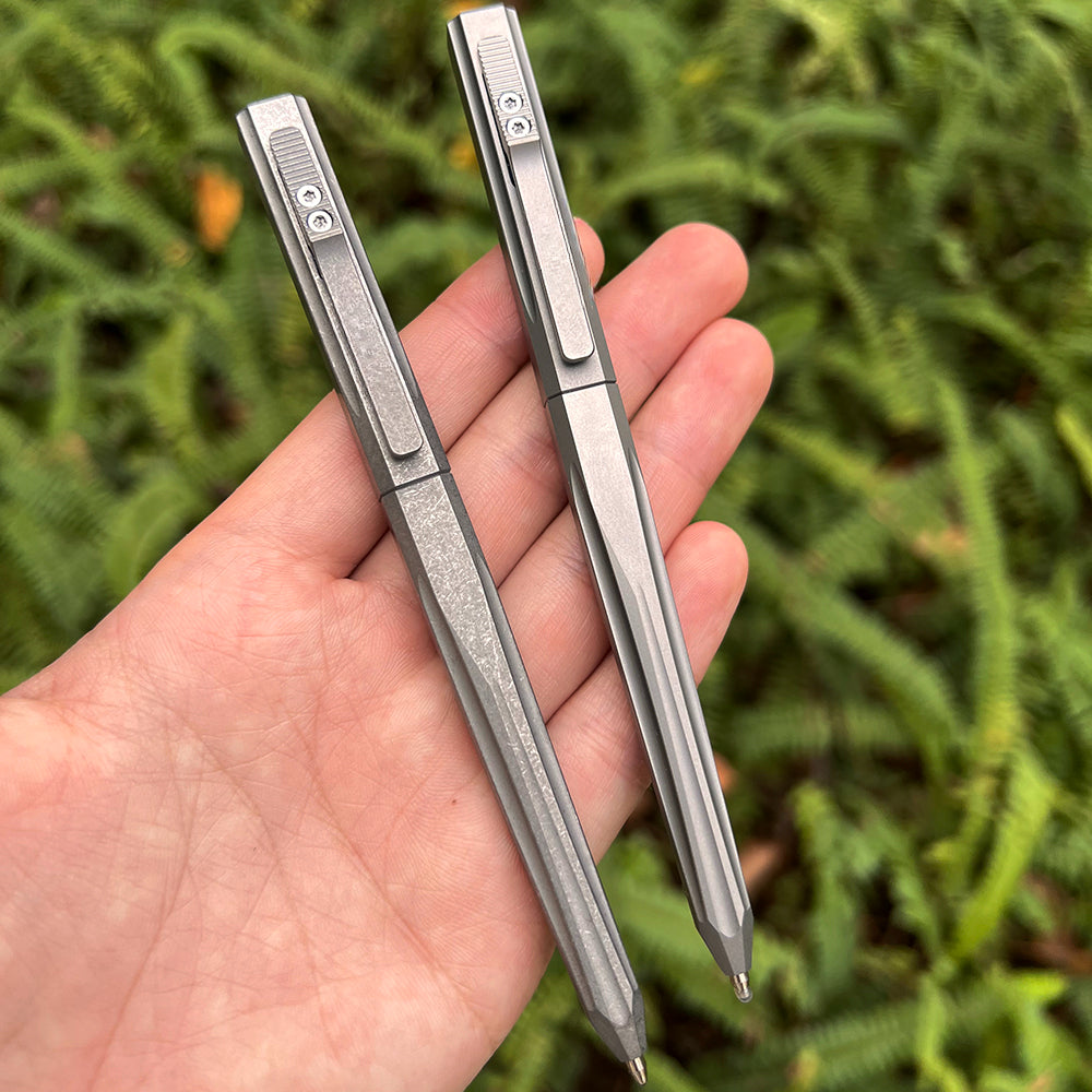 Multifunctional Geometric Titanium Tactical Pen
