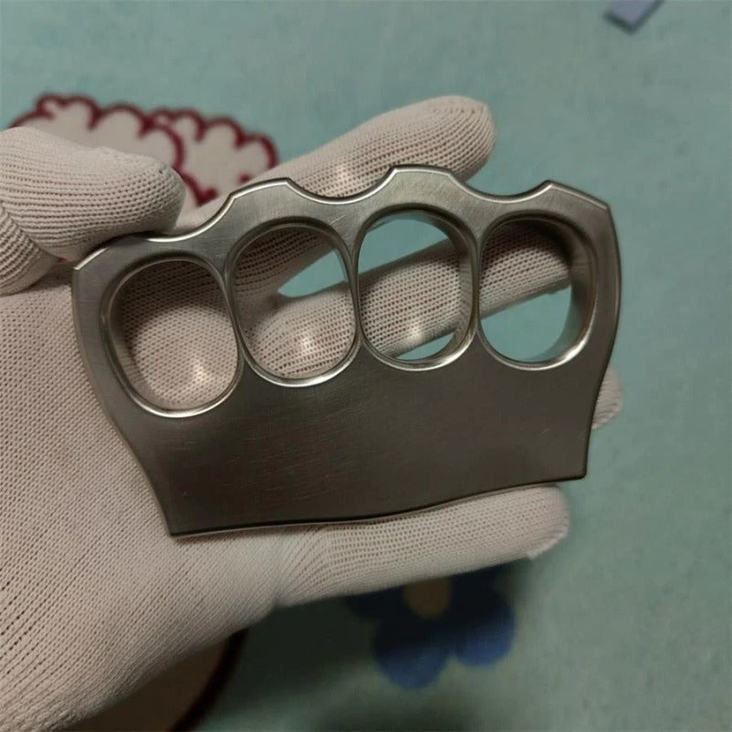 Protective Knuckle Duster Crafted from 304 Stainless Steel for EDC