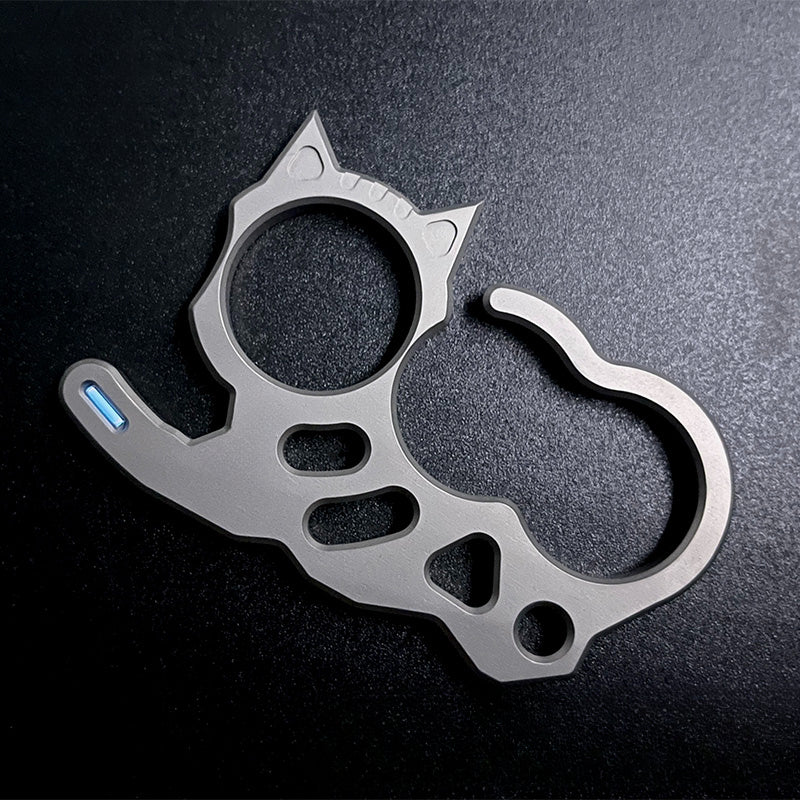 MT-03 Titanium Cat Knuckle Duster for Everyday Carry