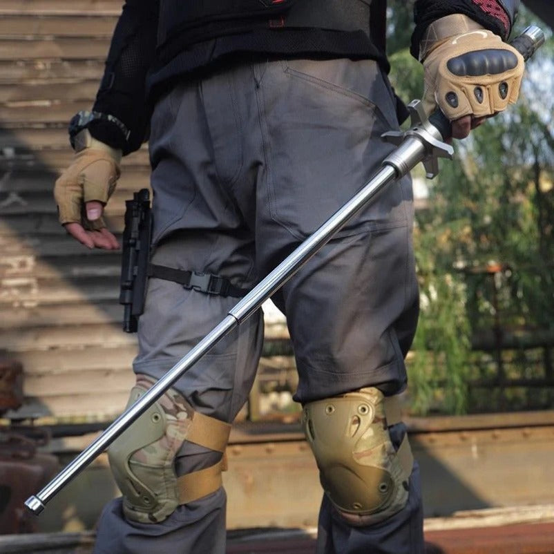 Telescoping Alloy Guard Baton for Tactical Defense