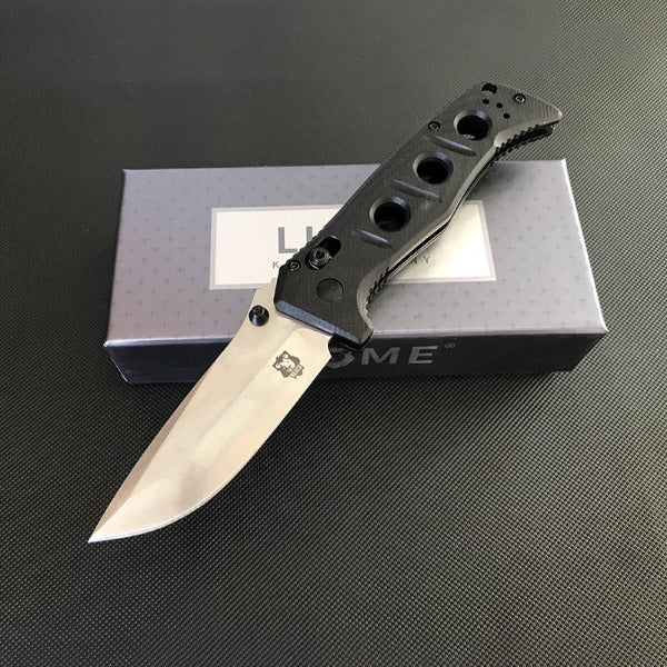 Liome G10 Grip Folding Knife for Outdoor Survival and Everyday Carry