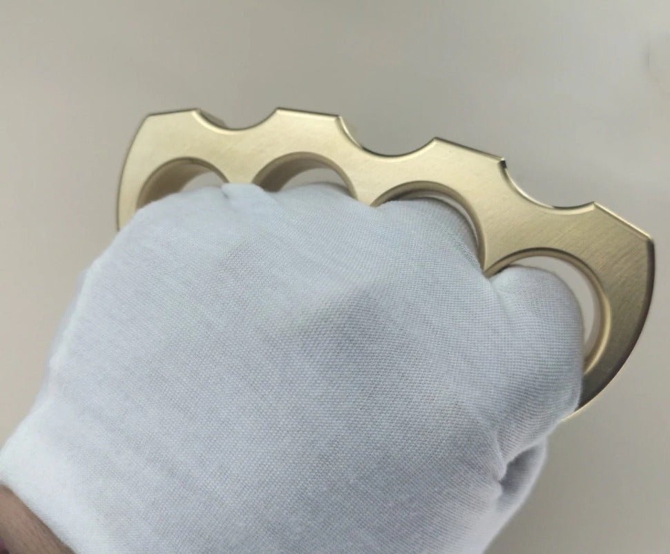 Pure Brass Knuckle Duster Self-Defense Equipment for Maximum Security